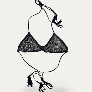 ACACIA Swimwear Andy Black Bikini Top